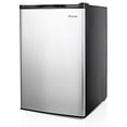 thumbnail image 1 of Costway 3 cu.ft. Compact Upright Freezer w/Single Stainless Steel Door Removable Shelves, 1 of 10