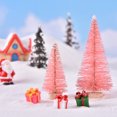 thumbnail image 3 of Mini Artificial Snowy Xmas Tree Pine Model Terrariums Micro Landscape Decoration, 3 of 8