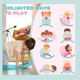 thumbnail image 4 of Qaba 32.3" Balance Board Wobble Board Kids Curvy Rocker Board for 3-6 Years, 4 of 10