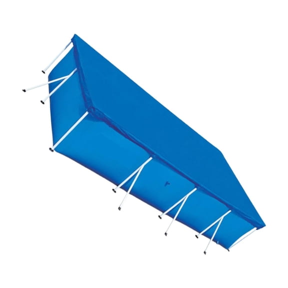 Wweixi Rectangle Pool Cover Multifunctional for above Family Cover 410cmx226cm Pool Ground Pool Blue 224x154cm