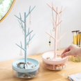 thumbnail image 3 of Rotating Jewelry Display Stand Necklace Holder Jewelry Tree Bracelet Stand Display Organizer, 3 of 13