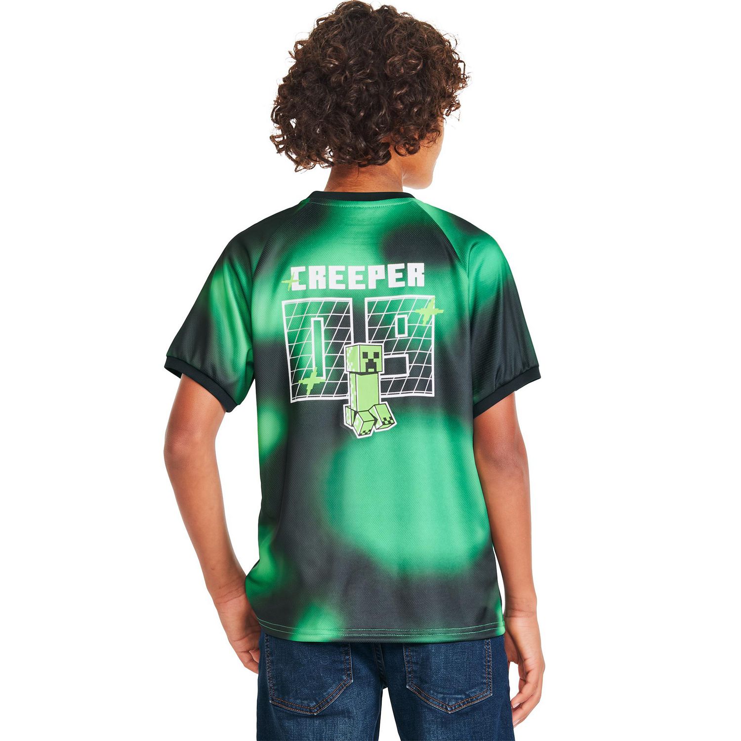 Maillot à imprimé graphique Minecraft pour garçons