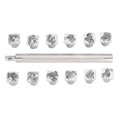 thumbnail image 3 of Stamping Punch Tool Kit, Zinc Alloy 12Pcs Stamping Punch Tool, Practical Friends Gift For Craft Lovers Leather Craft, 3 of 8