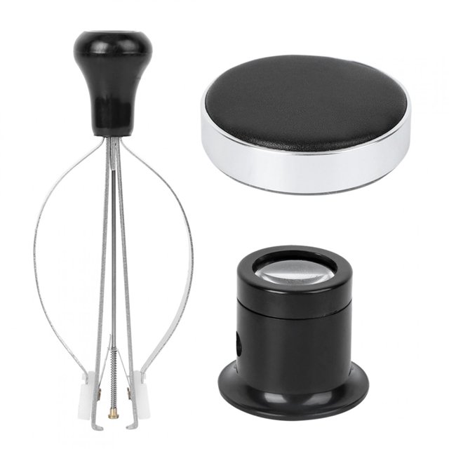 Extracteur de Montre Universel, Ensemble d'Outils de Réparation de Montre, Loupe pour Horlogers