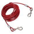 thumbnail image 1 of Double Head Bite  Outdoor Camping Leash, Premium Steel Wire, Large Range Motion, Suitable For Small, Medium, Large Dogs, Made Of Steel Wire, PVC, Ideal For, 1 of 8