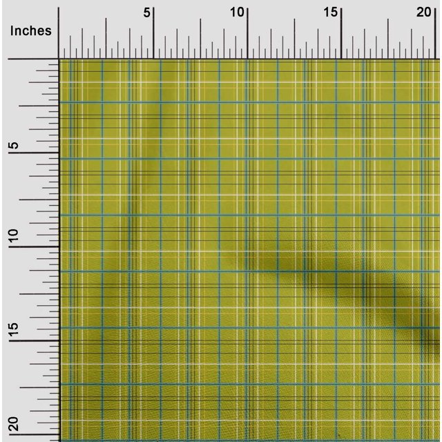 oneOone Silk Tabby Fabric Madras Check Printed Craft Fabric BTY 42 Inch Wide