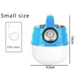 thumbnail image 1 of Portable Outdoor Camping Light, Rechargeable 1200mAh Battery Solar Powered And USB Charging, Outdoor Camping Hanging Tent Lamp With Adjustable Brightness, 1 of 1