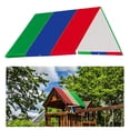 thumbnail image 3 of pitrice Waterproof Swing Set Replacement Tarp Roof Tent Sunshade Green Blue Red, 3 of 8