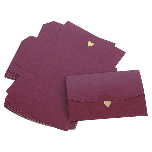OUNONA 40 Pcs Enveloppes pour Invitations Petites Enveloppes Délicates Célébration 4.13x2.75x0.08 Po