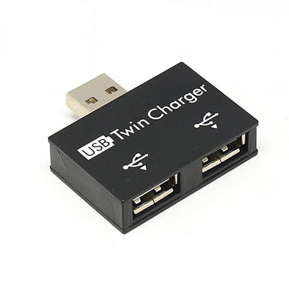 ZOUBAOQ 1-to-2 Port USB 2.0 Male USB Dual Splitter Hub Cord Adapter Converter