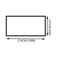 thumbnail image 3 of Disposable Table Cloth, 54 x 108 Inch Waterproof Plastic Tablecloth, Rectangle Checkered Table Covers for Picnic, Birthday, Party, 3 of 3