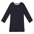 thumbnail image 4 of Ixbnca Robe pour Femme Grande Taille Col Rond Manches Courtes Robes T-Shirt Décontractées Amples Été Robe Courte, 4 of 7