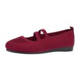 thumbnail image 2 of Qertyioot Espadrilles de Mode pour Femmes Liquidation Chaussures Plates Multicolores à Bout Rond pour Femmes Chaussures Décontractées Légères et Souples, 2 of 4