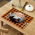 thumbnail image 2 of Lucoss Halloween Placemats, Ghost Owl Pumpkin Heat-Resistant Washable Table Place Mats for Kitchen Dining Table Decoration, 2 of 6