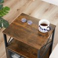 thumbnail image 4 of VECELO Nightstand with 2-Drawer and Open Storage Shelf, Sofa Side End Table for Living Room Bedroom, Brown, 4 of 6