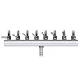 thumbnail image 4 of lionlar Cross Aquarium Air Lever Control Valve Air Pump 8 Way, 4 of 6