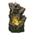 thumbnail image 1 of Angelo Décor Whispering Woods Indoor/Outdoor Tabletop Fountain with energy-efficient pump and LED accent lighting, 1 of 1