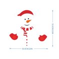 thumbnail image 2 of RKSTN Fall Decorations for Home Christmas Decoration Snowman Expression Magnetic Refrigerator Sticker Holiday Decoration Garage Door Decoration Wall Sticker Decorations, 2 of 7