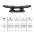 thumbnail image 4 of Nylon Boat Cleat, Secure Fastening, Dock Cleat Marine Grade Rope Cleat, Easy Installation, Versatile Use with Accessories Pack, for Marine Deck and Nautical Decor, 4 of 7