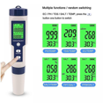 thumbnail image 5 of Pool Salt Tester, Digital Salinity Meter, High Accuracy 5 In 1 Salinity Tester For Salt Water,IP67 W, 5 of 5