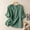 🔥 Green, variant on Sentmoon Women's Tops Short Sleeve Peter Pan Collar Clothes Button Down Linen Loose Fit Solid Color Breathable Shirt Comfy Hawaii