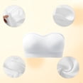 thumbnail image 4 of JFHHQ Women's Seamless Comfort Bra Strapless Support Wrapped Design Non Everyday Wear XL White, 4 of 7
