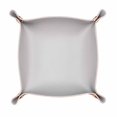 thumbnail image 1 of Key Storage Box Multi-purpose Snap Button Design Faux Leather Desktop Jewelry Cosmetic Plate Tray for Home, 1 of 10