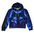 thumbnail image 2 of POINTERTECK Sweat à Capuche Graphique Animal 3D Loup pour Femmes et Hommes, Pull m, 2 of 6