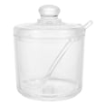thumbnail image 1 of Ensemble de Bols à Sucre en Verre avec Couvercle et Cuillère, 1 of 7