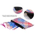 thumbnail image 4 of Riwcyla 12pcsset Makeup Brushes Set Diamond Handle Foundation Powder Eyeshadow Blending Face Cosmetic Brush Tool with Cosmetic Bag, 4 of 6