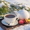 thumbnail image 4 of Binwennn Christmas Socks Stainless Steel Tableware Star Serving Type Tableware Eating Utensils Spoon Snowman Gold Senior Fashion, 4 of 8