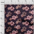thumbnail image 2 of oneOone Silk Tabby Brown Fabric Floral & Sewing Craft Projects Fabric Prints By Yard 42 Inch Wide, 2 of 5