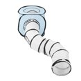 thumbnail image 3 of Tunnel pour Chat en Forme de S pour Animaux de Compagnie Chats Bleu, 3 of 8