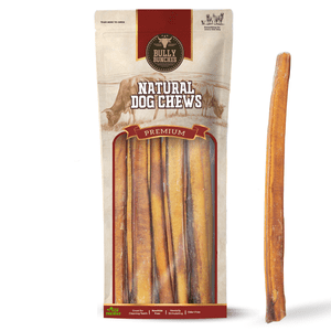 Bully Bunches 12" Thick Bully Sticks Odour Free All Natural Dog Chews 10 Pack