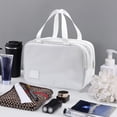 thumbnail image 4 of Fesfesfes Travel Toiletry Management Bag Waterproof Cosmetic Case Dry Wet Separation System Large Capacity Storage Solution for Business Trips Vacations Gym, 4 of 5