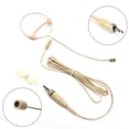 thumbnail image 4 of Micro-casque Beige à Crochet d'Oreille Simple, Microphone Porté sur la Tête, 3,5 mm, 3 Broches, 4 Broches, Fiche XLR, 4 of 11