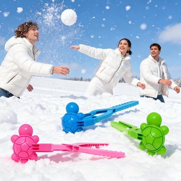 Jouets pour Enfants Neige Moule à Boules de Neige Pince Moule en Forme d'Animal Neige Sable Outil Hiver Enfants