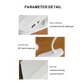 thumbnail image 4 of Yhmxh Desk Lamp Bedside Lamp Table Lamp Table Light Clip Desk Light LED Storage Portable Desk Light Bedroom Bedside Clip Night Light USB Charging Gift desk lamp, 4 of 6
