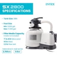 thumbnail image 3 of Intex Sx2800 Sand Filter Pump W/Gfci (110-120 Volt), 3 of 7
