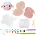 thumbnail image 1 of Animals Crochet Craft Art Tool Crochet Kit Beginners Desk Topper Home Prof M7 G7Y6, 1 of 8