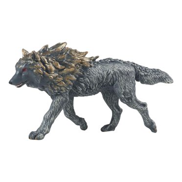 Mini Figurines de Loup Modèle Cadeau d'Anniversaire Décoration Maison Jouet Éducatif Jouets Miniatures Animaux Artisanat Figurines d'Action Réalistes Détaillées pour Enfants