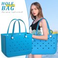 thumbnail image 2 of Silicone Beach Bags Waterproof Sandproof Outdoor Tote Bag Portable Travel Bag, 2 of 6