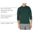 thumbnail image 4 of Hanes Men's Beefy Long Sleeve Shirt, Deep Forest, XL, 4 of 7