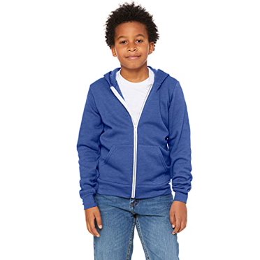 Bella + Canvas Youth Sponge Fleece Full-Zip Hoodie