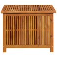 thumbnail image 4 of vidaXL Garden Storage Box 75x75x58 cm Solid Acacia Wood, 4 of 4