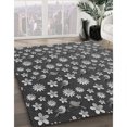 thumbnail image 3 of Ahgly Company Machine Washable Indoor Rectangle Transitional Dark Gray Black Area Rugs, 5' x 8', 3 of 7
