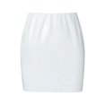 thumbnail image 1 of Mini Jupe en Cuir PU Taille Haute Robe Courte Moulante pour Femmes, 1 of 5