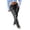 Black, variant on Zulora Women's High Waisted Flare Jeans Ripped Distressed Denim Pants with Hem Stretchy Tight Fit Bell Bottoms for Women