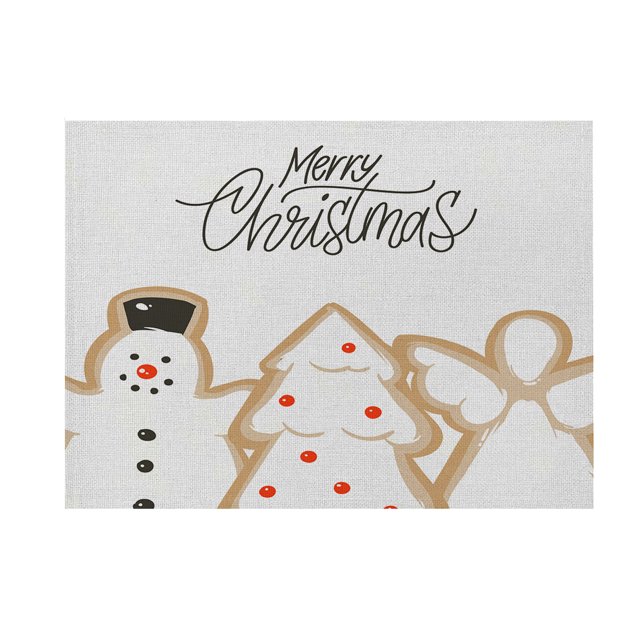 Jusqu'à 65 % de Rabais SMihono Napperon de Noël Table Familiale Ambiance Arrangement Fournitures Décorations