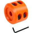 thumbnail image 1 of ORUYROP Winch Cable Hook Stopper, Silicone Rubber Stopper Protects Synthetic Winch Rope, Towing Hook, Cable Line for ATV UTV, Orange, 1 of 7